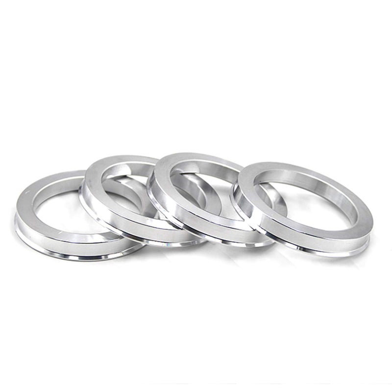 DCVAMOUS Alloy Aluminum Hub Centric Rings 741 to 634 Set of 4  Performance Spigot Hubrings fit 634mm Vehicle Hub and 741mm Wheel Center Bore Compatible with Ford Jaguar Lincoln